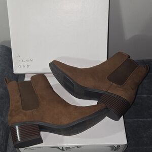 a new day Brown Suede Chelsea Boot - Women's